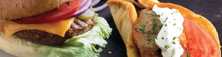 Hearty Burgers and Delicious Gyros