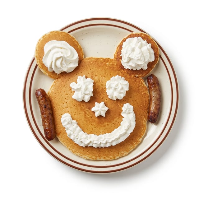 Kids Mickey Mouse Pancake.